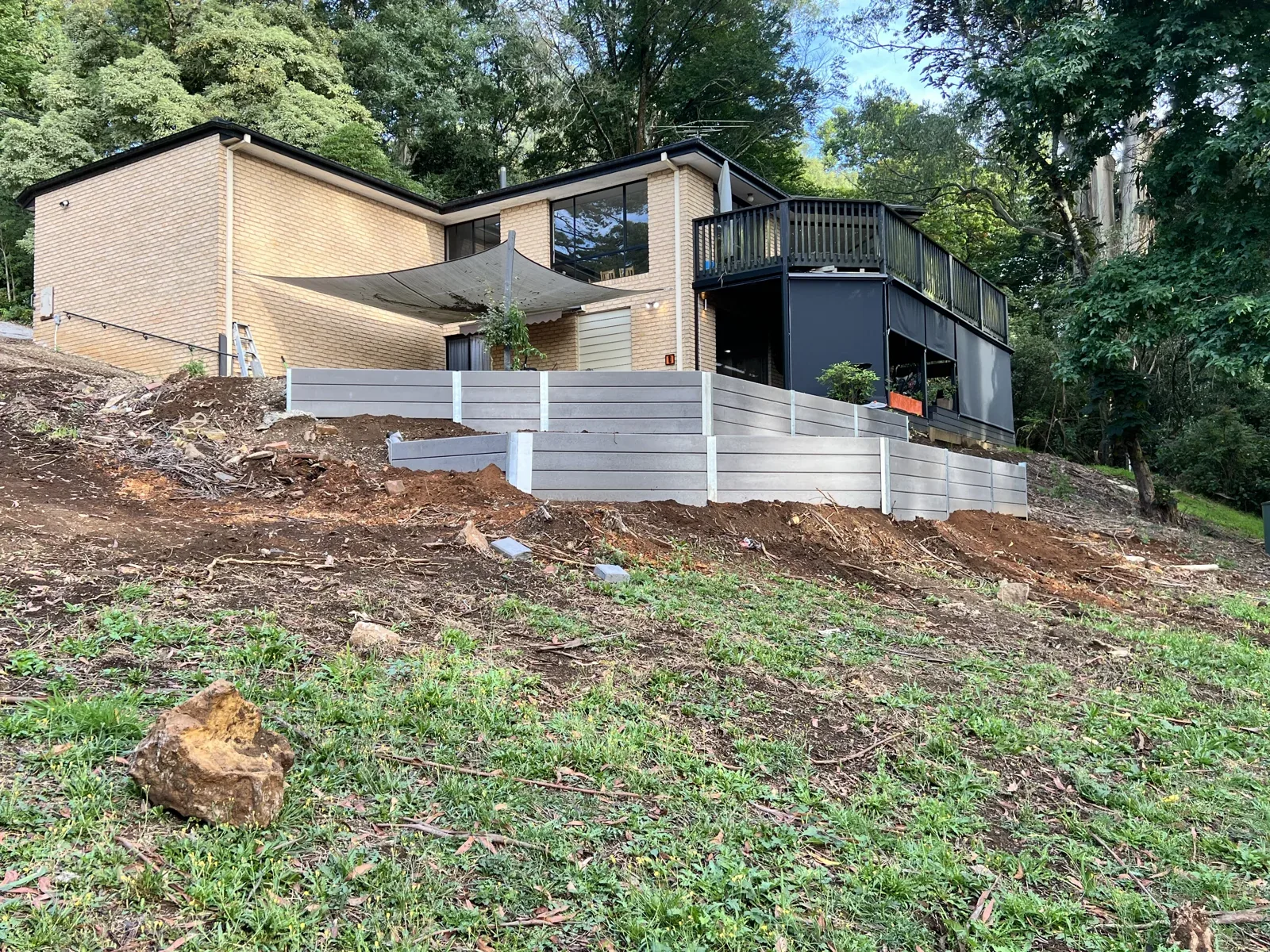 Retaining walls & earthworks